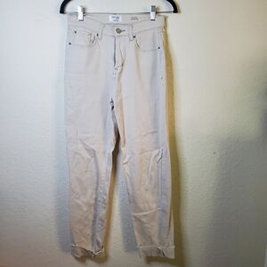 Kensie Jeans 2/22 Tan Brown Stitch Womens Jeans Fall Winter Casual Comfort